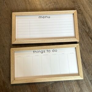 CUTE WHITEBOARD MENU/TO DO CALENDAR SET